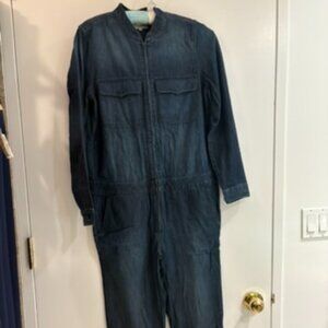 NWT - MADEWELL - COVERALL ZIP JUMPSUIT - RAWLEY WASH - MEDIUM